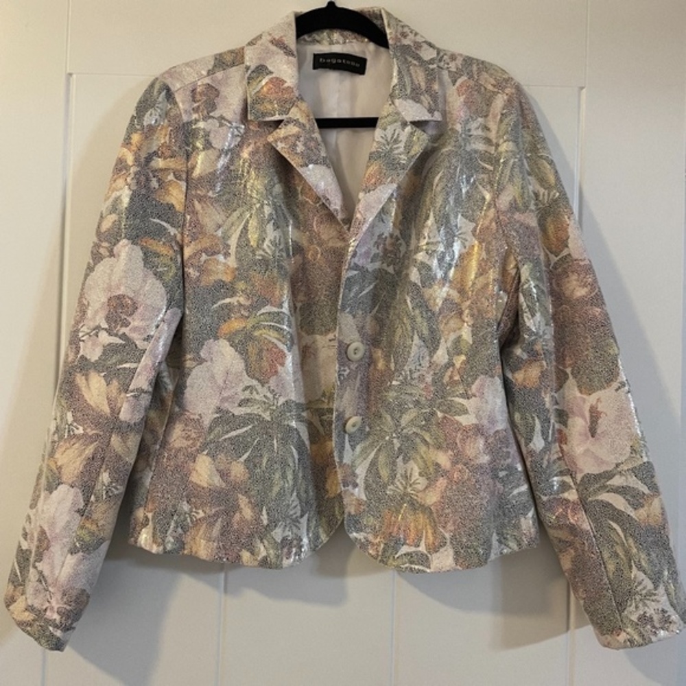 Vintage Metallic Bagatelle Blazer- Medium